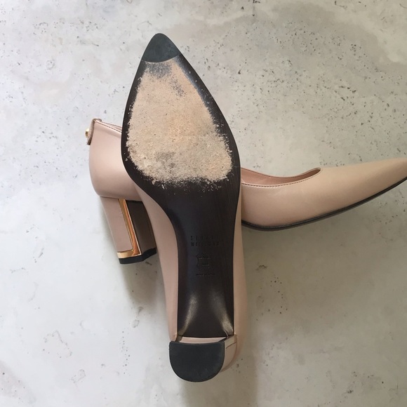 Stuart Weitzman chunky heel pumps - Picture 4 of 5